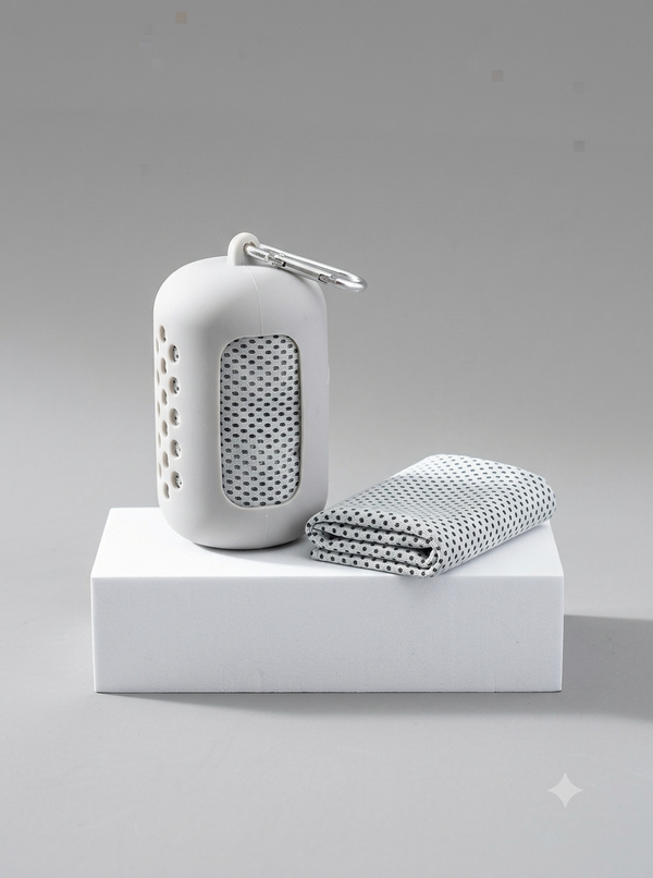Cooling Towel with Silicone Storage Bag